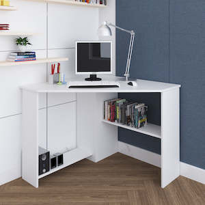 Computer Desk: 'Bestar' Corner Computer Desk