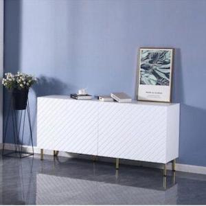 Display Cabinet Sideboard: Cove Storage Cabinet White