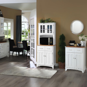 Display Cabinet Sideboard: Brook Cabinet White