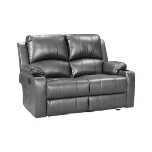 Recliners: Cyril Recliner 2 seater PVC Grey