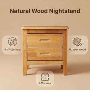 Trademe Gallery Plus: Honey Wood Bedside Table