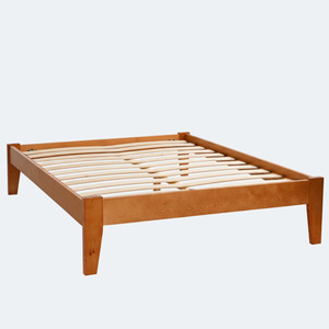 Bed Frames And Bases: DISPLAY - Hartland Solid Wood Bed Base Double Honey