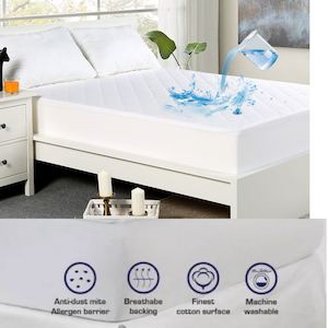 Mattress Protectors: Lux Shield Cotton Waterproof Mattress Protector Super King size