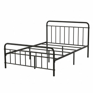 Double Bed Frame Base: Bellamy Metal Bedframe Double