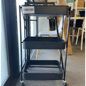 Kitchen Trolley: Guard Kitchen Trolley Black