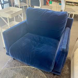 Armchairs: Midnight Blue 1 seater