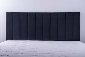 Headboards: Josie Headboard Black Velvet Super King