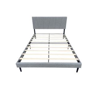 Bed Frames And Bases: Millbrook Bed Frame Light Grey Queen