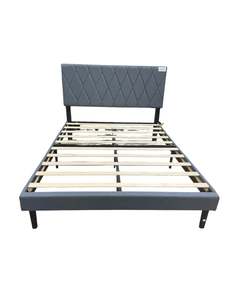 Bed Frames And Bases: Palma Bed Frame Dark Grey Queen