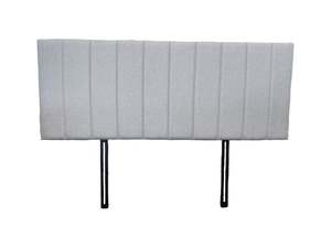 Headboards: Josie Headboard Light Grey Double