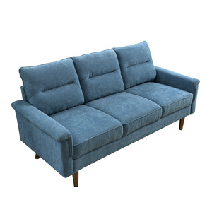 Solar 3 Seater Blue Sofa