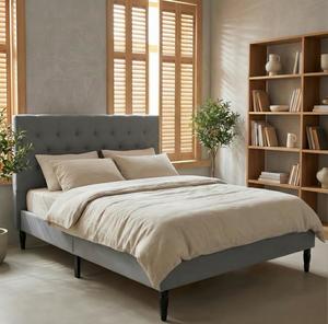 Bed Frames And Bases: Scout Bed Frame Grey Queen