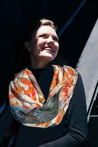 All: New Zealand Flax & Tui Wool & Silk Scarf