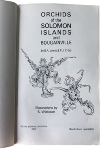 Orchids of the Solomon Islands (Book)