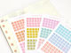Mini Date Flags Planner and Journal Stickers: Journaling Hobonichi Travelers Notebook