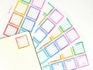 Dots To Do Checklists: Square Checklist Bujo Planner Stickers: 1.5in (38 mm)