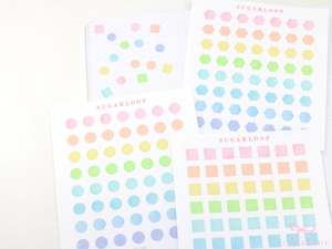 Dots To Do Checklists: Pastel Quarter Inch Dot Planner & Journal Stickers: 0.25 inch (6 mm)