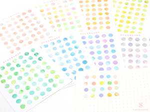 Quarter Inch Dot Bujo Planner Stickers: 0.25 inch (6 mm)