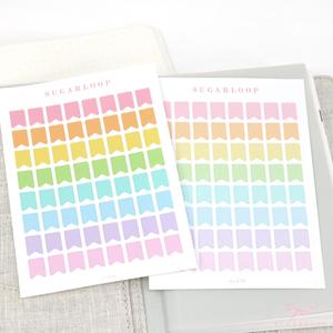 Mini Page Flags for Planners & Journals: 0.3in (7 mm) Wide