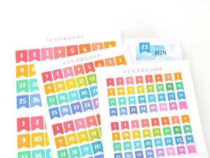 Essentials: Date Flag Planner Stickers