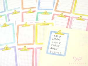 Clipboard Planner and Journal Stickers: Journaling, Color Code, Checklists, Bull&hellip;
