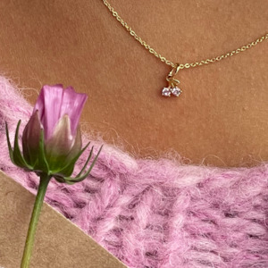 Necklaces: Britt x Sugar Pink Cherry | Little Charm