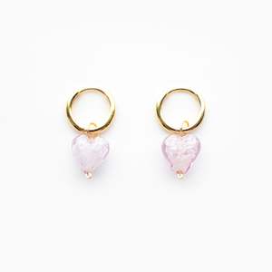 Amore: AMORE | Rapunzel Purple Glass Hearts