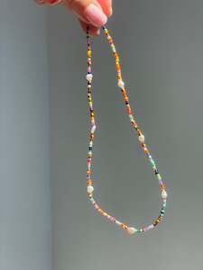 ONE-OFF ORANGE Sea Glass | Necklace