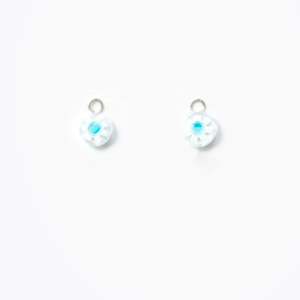 Products: ONE-LEFT White Blue | Earring CHARMS