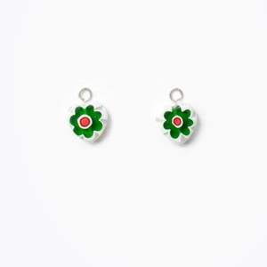 ONE-OFF CHARMS Large Green | Earrings