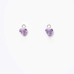 Products: MINI CHARMS Purple Hearts | Earring Charms