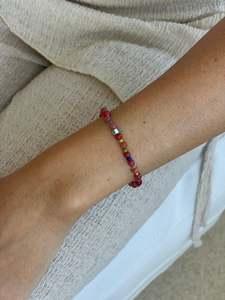Bracelets: ONE-OFF Rhubarb Bracelet