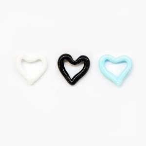 Baby Hollow Hearts | Italian Pendants