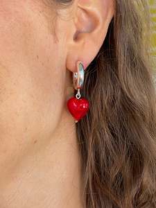 Earrings: LIMITED EDITION CHUNKY AMORE | Dorothy Red