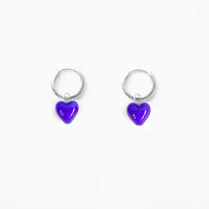 Amore: 1 LEFT AMORE | Lapis Blue Earrings