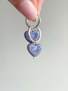 Amore: ONE-OFF AMORE | Flat Lavender Earrings