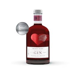 Award Winning New Zealand Gins: Broken Heart Pinot Noir Gin 500ml