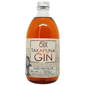 Flavoured Gins: Takapuna Gin Collection Dark Chocolate Gin 500ml