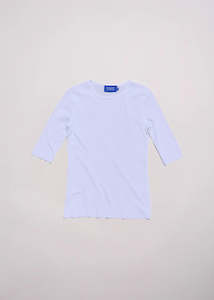 Connection Half Sleeve Top in Glacier