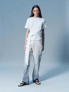 Tie-Up Tee in White