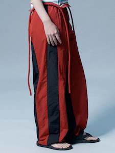Verner: Board Pants in Red with Black