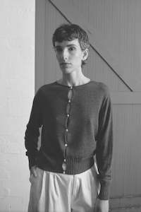 Francie: Annie Cardigan in Shadow Grey