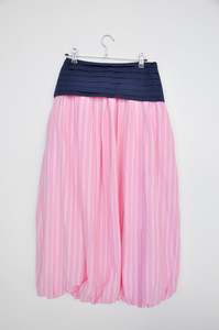 Maggie Marilyn Bubble Skirt Long - pink/navy