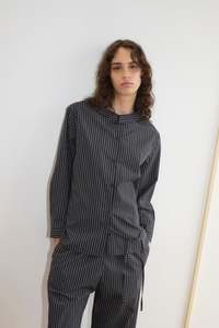 Left Shirt in Mono Stripe