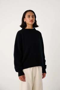 Tops: Fireside Knit in Black