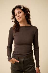 Tops: Dance Longsleeve in Dark Pewter
