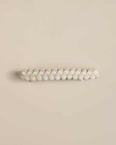 Hats: Barrette in Cream/Almond