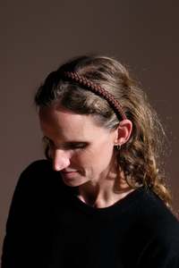 Hats: Braided Headband in Nutmeg/Bean