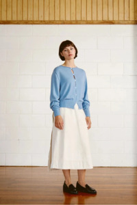 New Arrivals: Anni Cardigan in Celeste Blue