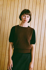 New Arrivals: Star Vest in Chestnut